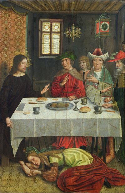 Il pasto a casa di Simone il Fariseo da French School