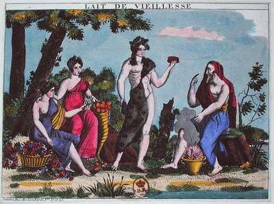 Il latte della vecchiaia, c.1830 da French School