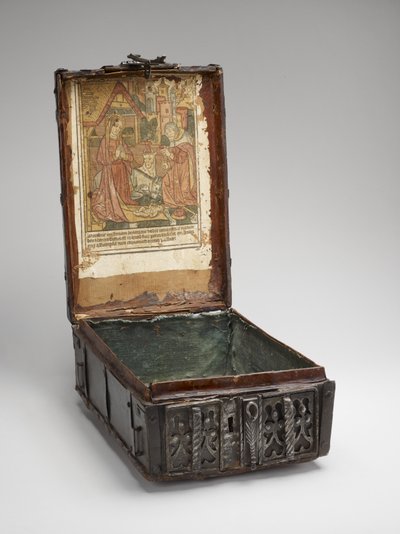 La Natività, in Coffer, c.1490 da French School