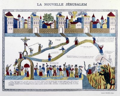 La Nuova Gerusalemme: il Giudizio Universale - immagine di Epinal da French School