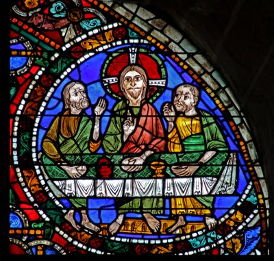 La Passione: Resurrezione - Emmaus - Cena (dettaglio) da French School
