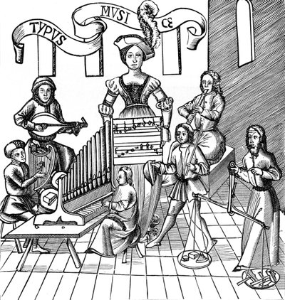 La personificazione della musica da French School