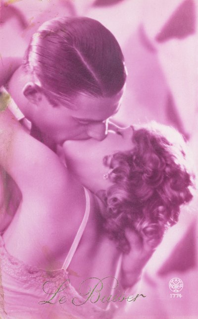 Il Bacio Rosa, c.1930 da French School