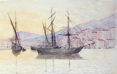 Il porto di Mentone da French School