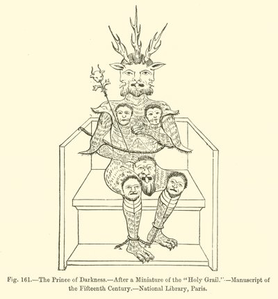 Il principe delle tenebre (incisione) da French School