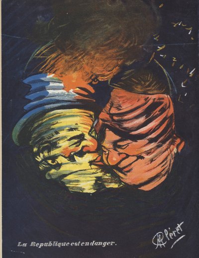 La Repubblica è in pericolo. Illustrazione per Le Rire da French School