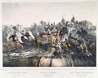 La ritirata dei francesi da Costantino il 24 novembre 1836 da French School