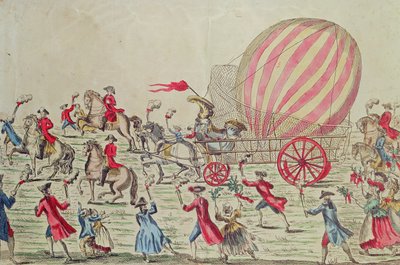 Il ritorno del pallone aerostatico a Parigi, dopo l