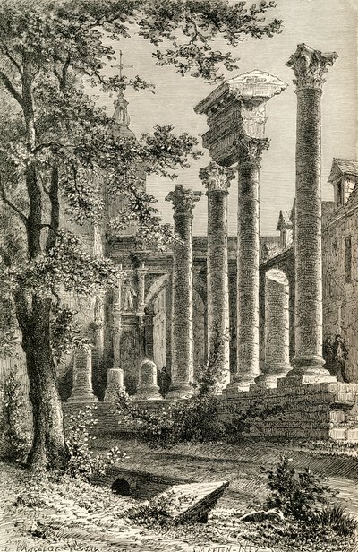 Il Teatro Romano, Besançon, nel XIX secolo, da 