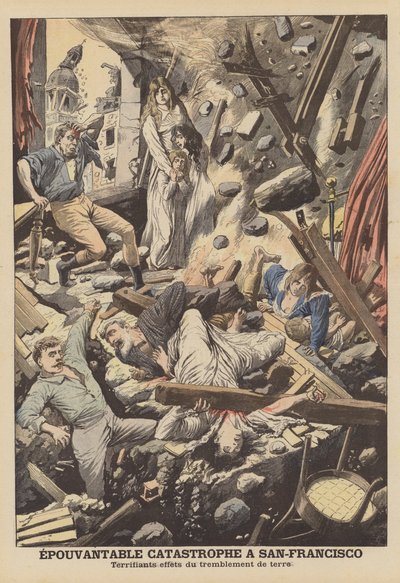 Il terremoto di San Francisco del 1906 da French School