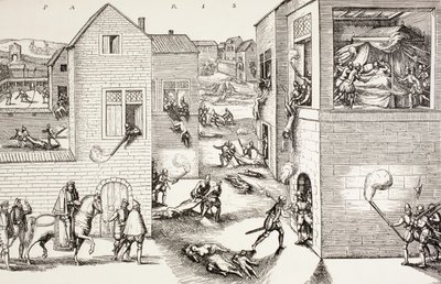 Il massacro della notte di San Bartolomeo, agosto 1572, da 