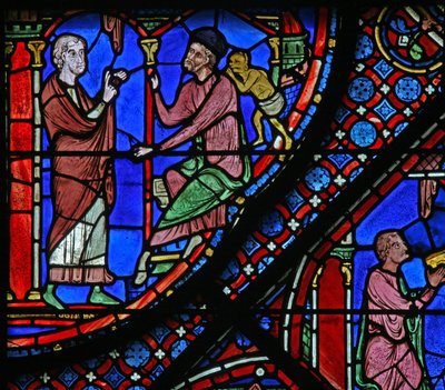 San Giacomo: Filetus racconta ad Almoniges (Hermoniges) della sua conversione (dettaglio) da French School