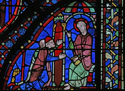 San Giacomo: Giacomo con Almongenes (Hermogines) e Filetus (dettaglio) da French School