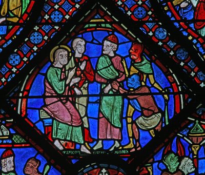 San Giacomo: con Almongenes (Hermogines), Filetus e demoni (dettaglio) da French School