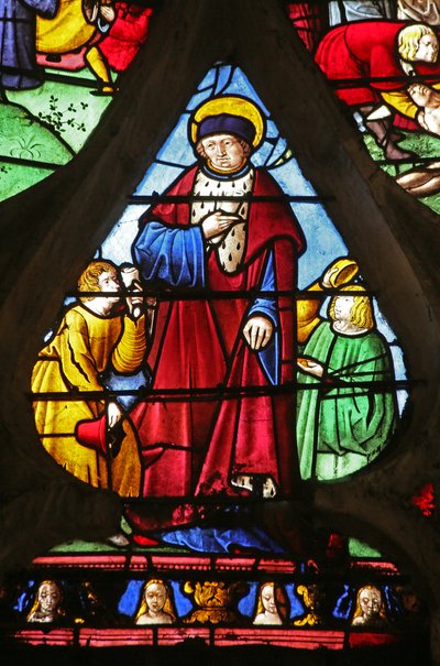La finestra di San Luigi: San Luigi compie buone azioni da French School