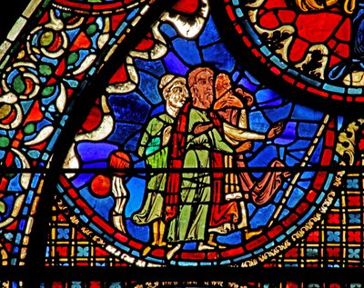 La finestra di San Lubino: esorcizza una casa vicino a Chartres da French School