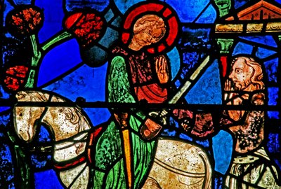 La finestra di San Martino: il santo divide il suo mantello da French School