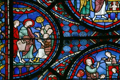 La finestra di San Tommaso: distribuisce pane ai poveri da French School
