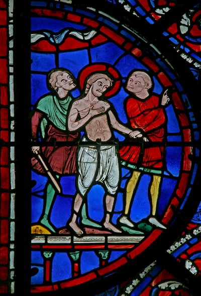 La finestra di San Tommaso: condotto via da due guardie da French School