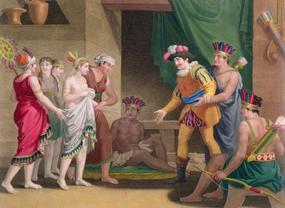 La storia della principessa azteca Amazilly e suo fratello Telasco da French School