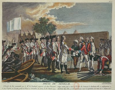 La presa del Senegal da parte dei francesi nel 1779 durante la guerra d