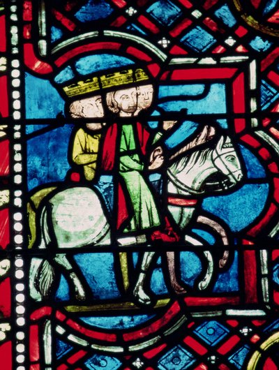 I tre Magi a cavallo da French School