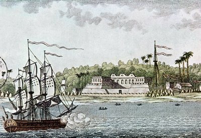 La città di St. Louis, Senegal, da L