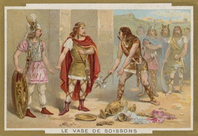 Il Vaso di Soissons (cromolitografia) da French School