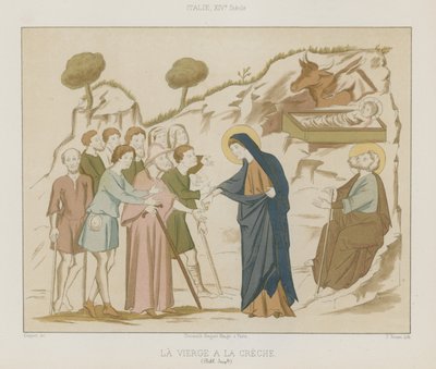 La Vergine Maria con il Bambino Gesù da French School