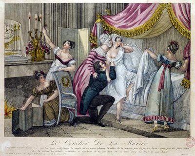 La notte di nozze, c.1820 da French School