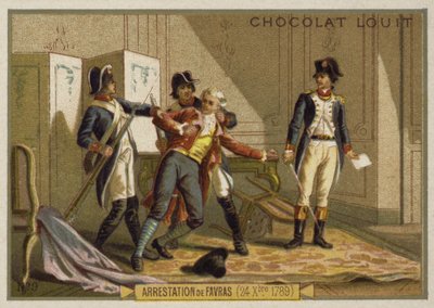 Arresto del Marchese de Favras, Rivoluzione Francese, 24 dicembre 1789 da French School