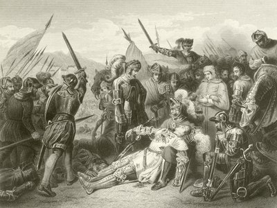 La battaglia di Ravenna, 1512 da French School