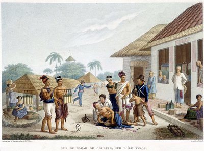 Il bazar di Coupang, isola di Timor da French School