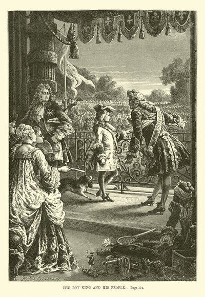 Il giovane Re e il suo popolo da French School
