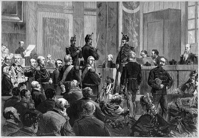 Appello dei testimoni durante il processo del maresciallo François Achille Bazaine da French School