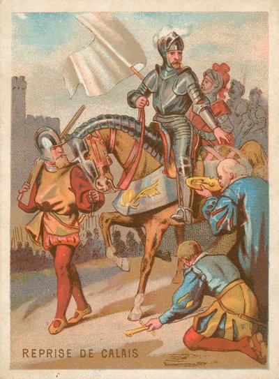 La cattura di Calais da parte di Re Enrico II di Francia da French School