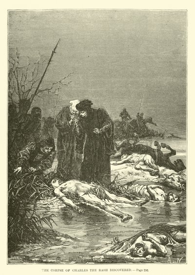 Il cadavere di Carlo il Temerario scoperto da French School