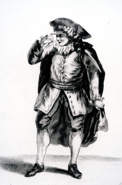 Il costume di Arnolphe, da La scuola delle mogli di Molière da French School