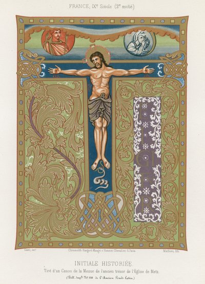 La crocifissione di Gesù Cristo da French School