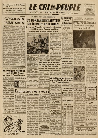 Il grido del popolo - venerdì 5 maggio da French School