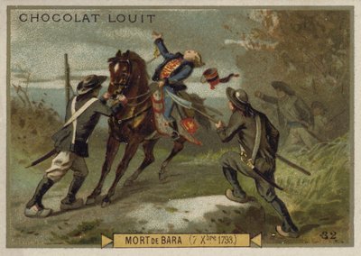 La morte di Joseph Bara, Insurrezione della Vandea, Rivoluzione Francese, 7 dicembre 1793 da French School