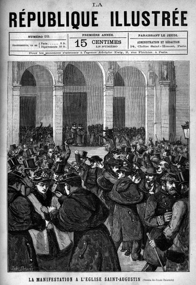 La manifestazione alla Chiesa di Sant