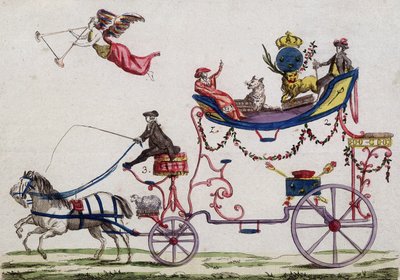 La partenza dei tre ordini per Versailles nel marzo 1789 da French School