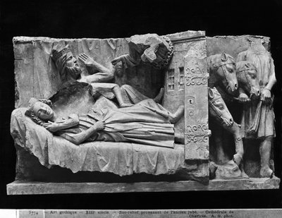 Il sogno dei Magi, dalla Cattedrale di Chartres da French School