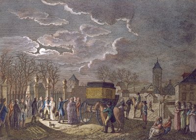 Lo scambio del 26 dicembre 1795 di Madame Royale a Basilea per 6 prigionieri francesi catturati dagli austriaci da French School