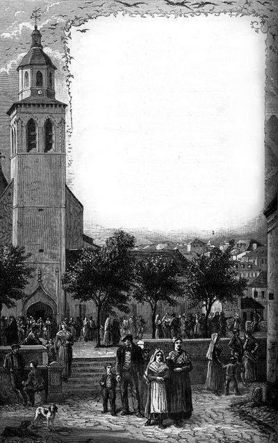 La famiglia di Bernadette Soubirous a Lourdes, Hautes Pyrenees da French School
