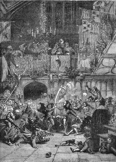 La festa dei folli (o festa degli Innocenti) che si svolgeva fino al XVII secolo per celebrare l