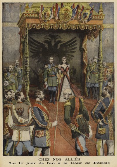 Il primo giorno del nuovo anno alla Corte Imperiale di Russia da French School