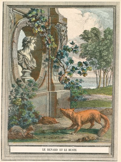 La volpe e il busto da French School