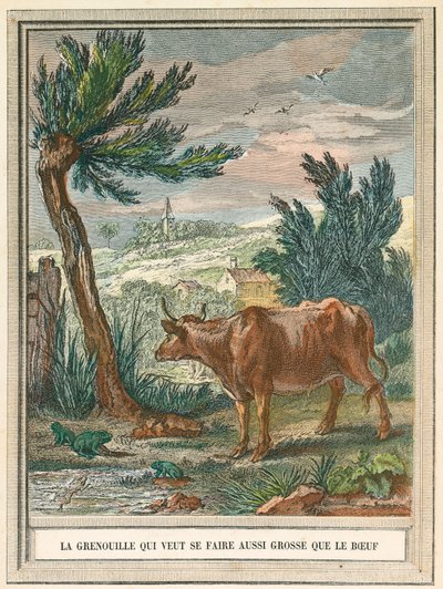 La rana che voleva essere grassa come il vitello da French School